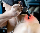 Fit Smart Hot Compress Mini Vibration Therapy Massage Device Black