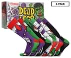 Odd Socks Men's One Size Dead Legs Crew Socks 6-Pack - Multi 1