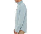 Ralph Lauren Men's Long Sleeve Custom Fit Sport Shirt - Blue Chambray