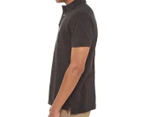 Polo Ralph Lauren Men's Knitted Short Sleeve Custom Slim Fit Polo Shirt - Black Marle Heather