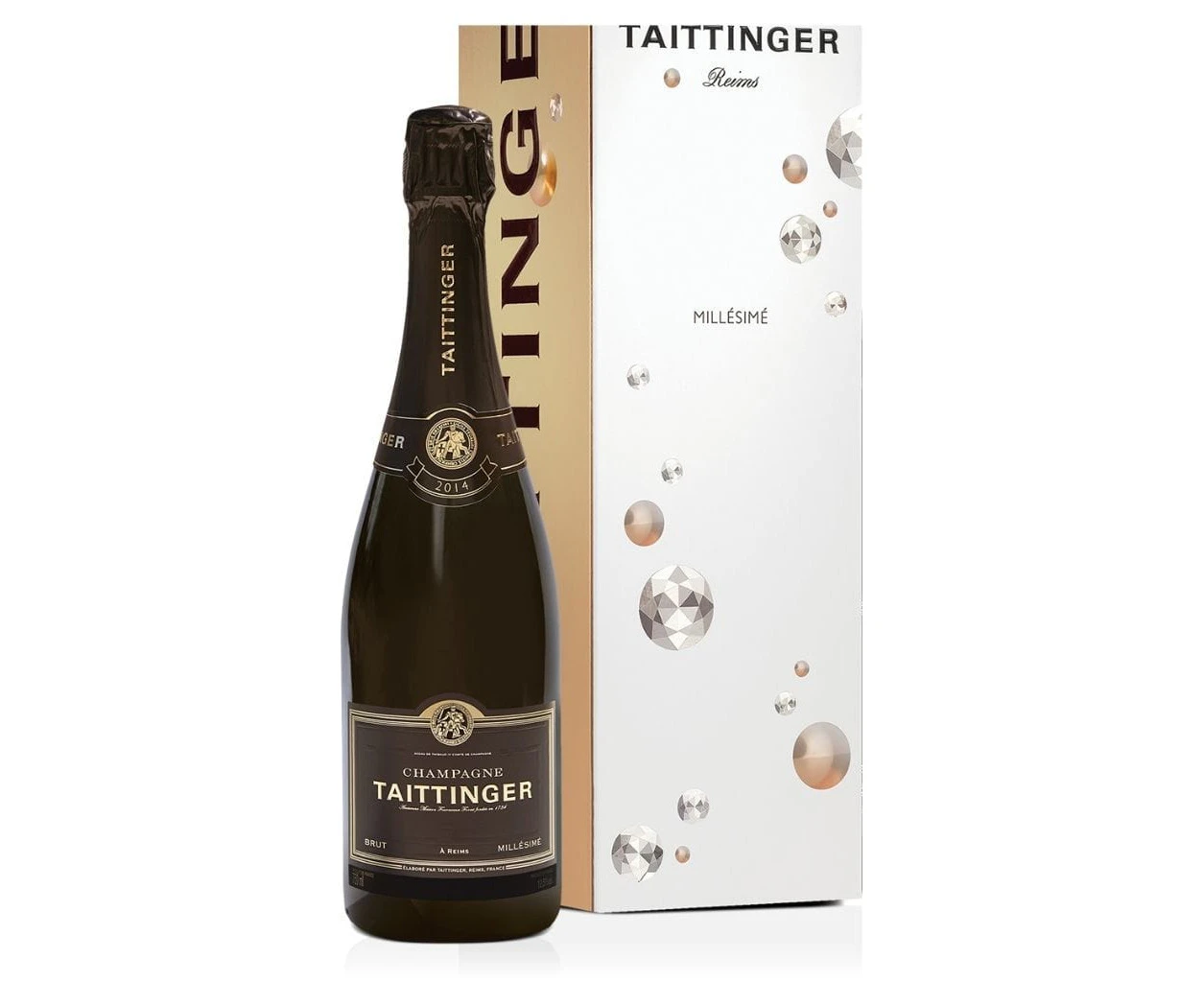 Champagne Taittinger Brut Millesime 2014 12.5% 750ml Gift Boxed