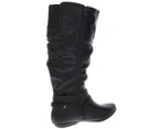 Cliffs By White Mountain Women's Boots Fairfield - Color: Black Smooth