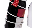 Christmas Wine Bottle and Glass Holder Stand - Santa Claus