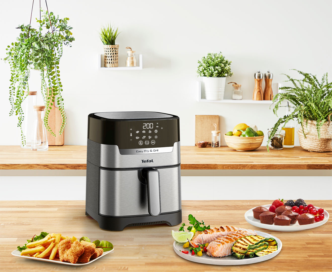 Tefal Easy Fry & Grill Deluxe Air Fryer EY505D | Catch.co.nz