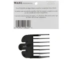 (2 Black) - Wahl Professional #2 Guide Comb Attachment - 1/4" (6.0mm) - 3124-001 – Great for Professional Stylists and Barbers