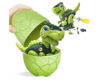 Winmax Dinosaur Eggs DIY STEM Building Toys Set with Screwdriver-Green T-Rex