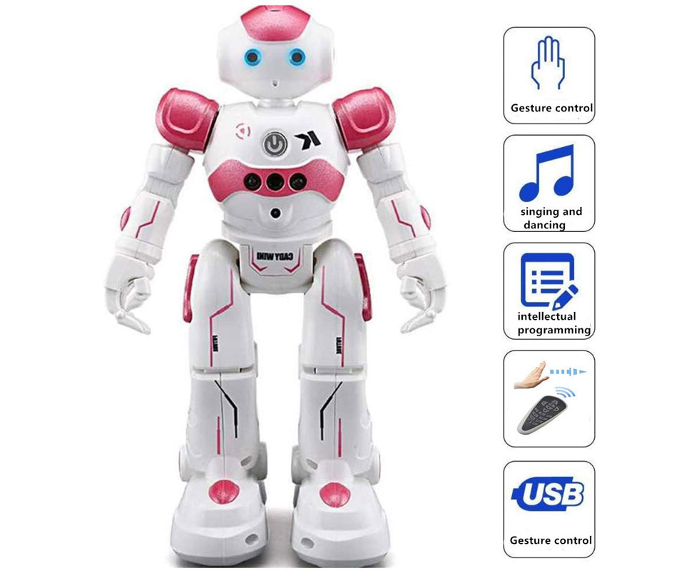 pink robot toy