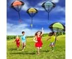Winmax Parachute Toy 6 Pieces Set Free Throwing Outdoor Childrens Flying Toys-BlueGreenRed 4