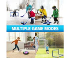 WIUW 3-in-1 Hover Hockey Soccer Ball Bowling Kids Toys Set LED Light Air Soccer Sport Toys