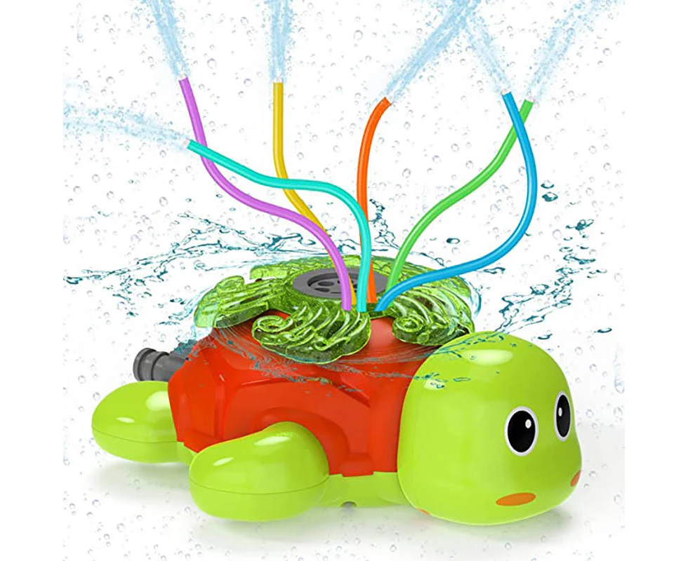 Winmax Outdoor Water Sprinkler for Kids Turtle Backyard Lawn Sprayer Toy Fun for Summer Days