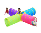 Winmax Kids Tunnel Pop Up Crawl Through Toy for Boys Girls Indoor Crawl Toy-Rainbow