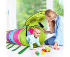 Winmax Kids Tunnel Pop Up Crawl Through Toy for Boys Girls Indoor Crawl Toy-Caterpillar