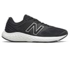 New Balance Men's 520v7 2E Running Shoes - Black/White 1
