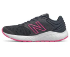 New Balance Women's 520v7 D Running Shoes - Navy/Pink/White