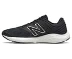 New Balance Men's 520v7 2E Running Shoes - Black/White 2