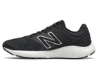 New Balance Men's 520v7 2E Running Shoes - Black/White