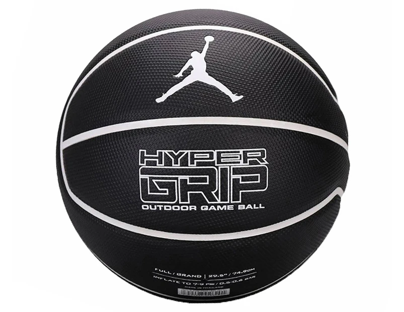 Nike Jordan Hyper Grip Size 7 Basketball - Black/White