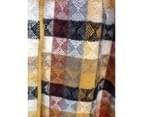 Picnic Camel Multicoloured Blanket / Throw Made In Europe 2