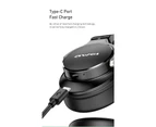 AWEI A710BL Wireless Bluetooth Over-Ear Foldable Headphone with Active Noise Cancellation (ANC)