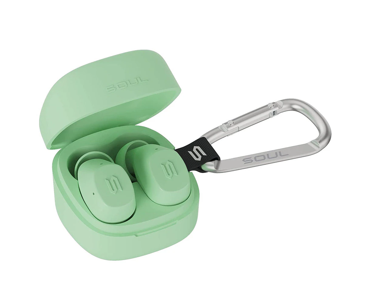 SOUL S-Nano Ultra Portable True Wireless Earphones IPX5 Sweatproof Lime