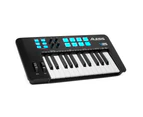 Alesis 25 Key Electric Keyboard USB/MIDI Controller/LED-Backlit Pads For PC/Mac