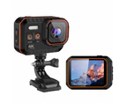 4K Resolution Hd Waterproof Sports Action Mini Cameras Usb Charging - Black