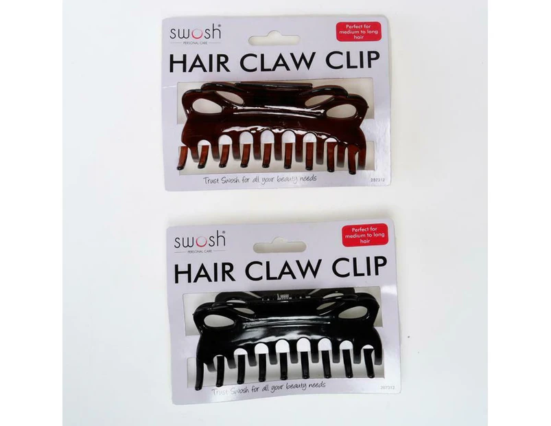 Swosh 4pk Large Hair Clips, Suitable for Women's Thick and Thin Straight Curly Hair
