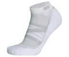 (Medium (Men’s 7-9.5, Women’s 8.5-11), White) - Zensah Wool Running Socks - Soft Cushioned Merino Wool, Moisture Wicking, Anti-Blister - Athletic Socks, Tr