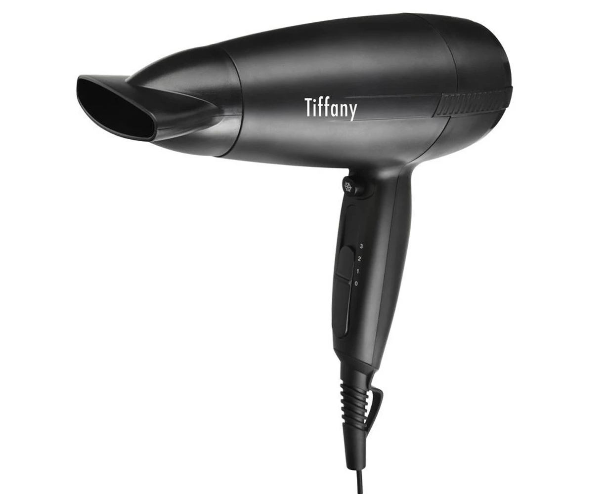 Tiffany 2000W Electric Hair Dryer Styling/Blower 3-Heat Speed Hairdryer Black