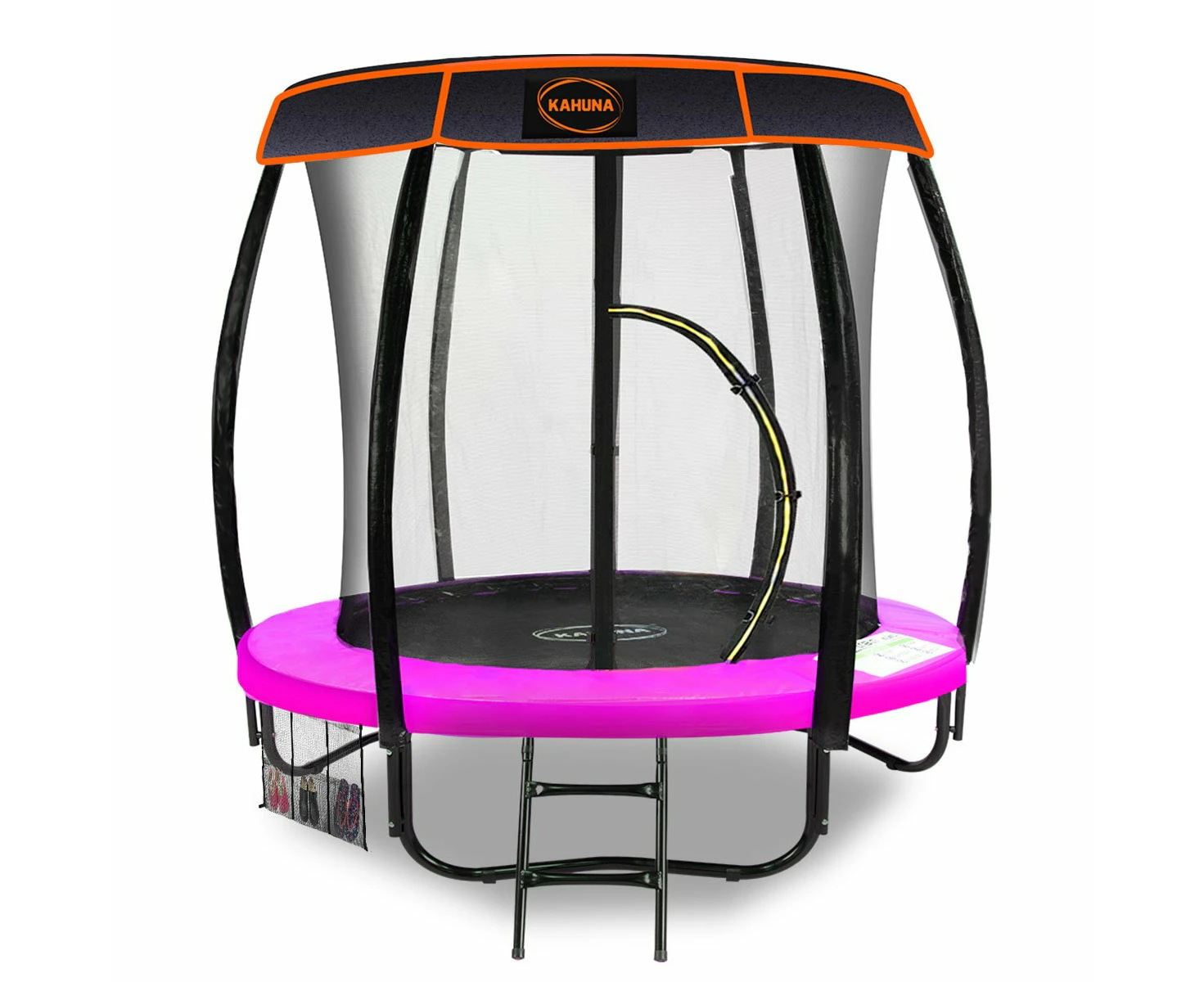 Kahuna Trampoline 6 ft with Roof - Pink