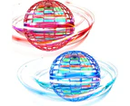 Momax 2 Packs Magic Flying Toy Ball Dynamic RGB Light Drop Resistant-RedBlue