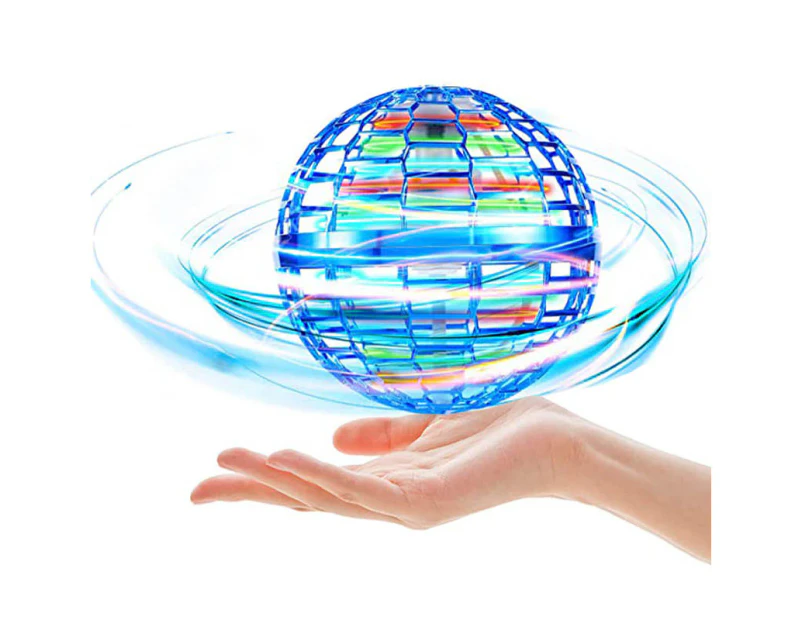 Momax 1 Pack Magic Flying Toy Ball Dynamic RGB Light Drop Resistant-Blue