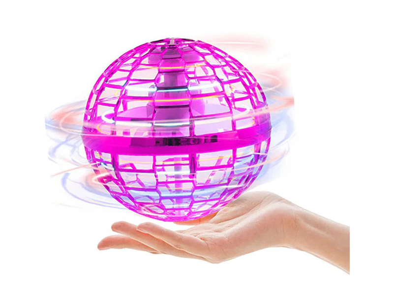 Momax  1 Pack Magic Flying Toy Ball Dynamic RGB Light Drop Resistant-Pink