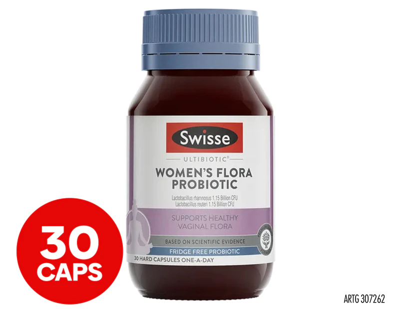 Swisse Ultibiotic Women's Flora Probiotic 30 Caps