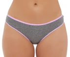 Bonds Women's Bikini Briefs 3-Pack - Purple/Grey/Multi