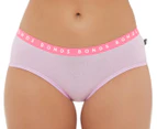 Bonds Women's Hipster Boyleg Underwear 3-Pack - Pink/Blue/Multi