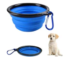 EZONEDEAL Dog Bowl Collapsible Water and Food Portable Foldable Travel Bowl for Camping or Walking