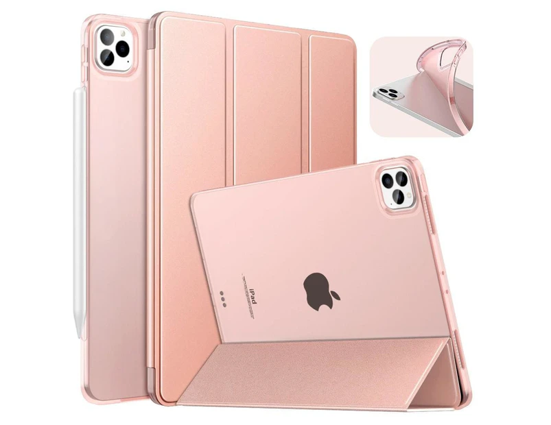 Case For iPad Pro 11 2020 2nd Generation[Support Apple Pencil 2 Charging]Case - Rose Gold