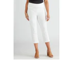 Millers Bengaline Crop Pants - Womens - White
