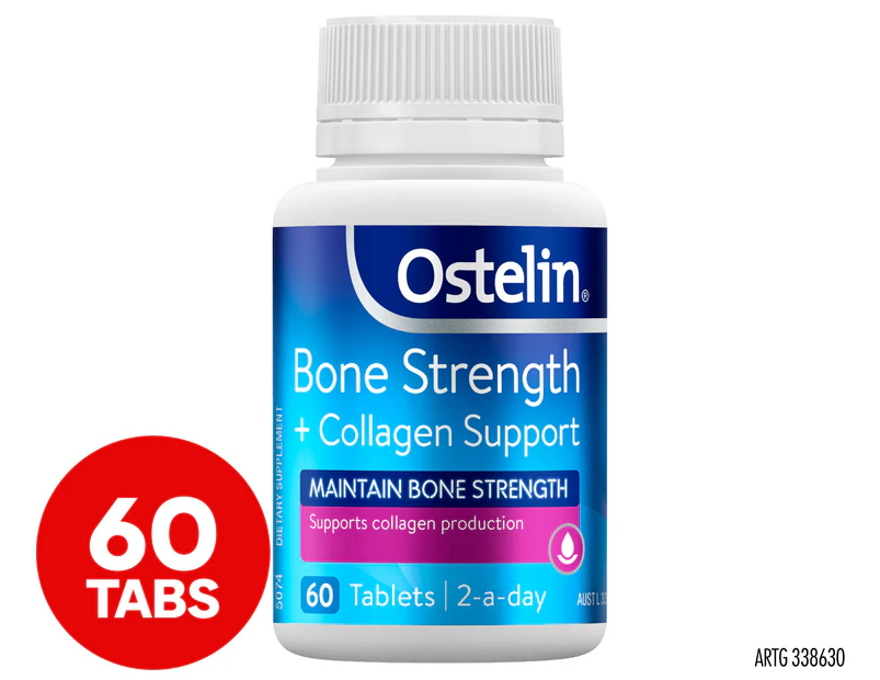 Ostelin Bone Strength + Collagen Support 60 Tabs