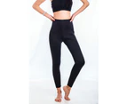 (XXX-Large) - Ausom Womens Slimming Neoprene Hot Thermo Long Pants Yoga Leggings Latex Waist Girdle Cincher Trainer Sweat Body Shapers Best Shapewear Sauna