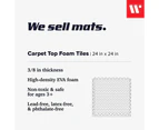 (0.6m X 0.6m, Charcoal Gray) - We Sell Mats Carpet Interlocking Floor Tiles