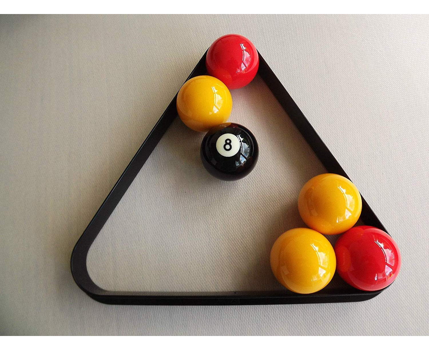 ClubKing Ltd 2 1/4 15 Ball Black Plastic Triangle 