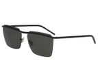 Saint Laurent Geometric Sunglasses - Black/Grey