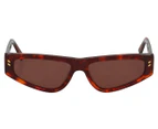 Stella McCartney Geometric Sunglasses - Havana/Brown