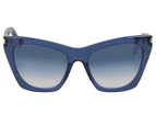 Saint Laurent Cat Eye Sunglasses - Blue