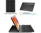 Apple iPad 6th Gen 9.7 Inch 2018 Bluetooth Keyboard Case, Lightweight Protective Slim Folio Leather Smart Sleep Awake Cover Case with Detachable (Black)