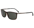 Hugo Boss 1248/S Sunglasses - Matte Havana/Green