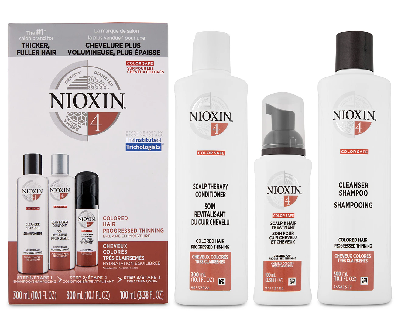 Nioxin Hair System 4 Kit - Colored Hair Progressed Thinning