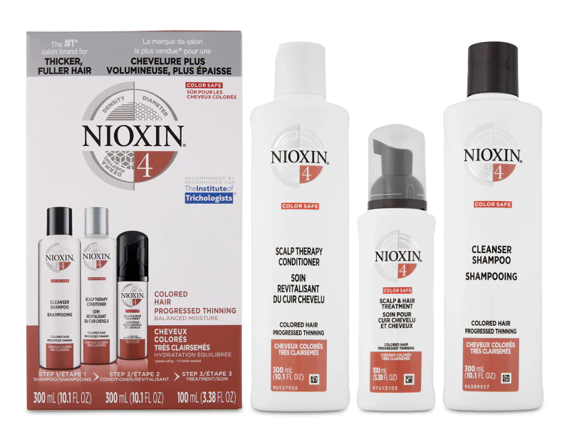 Nioxin Hair System 4 Kit - Colored Hair Progressed Thinning | Catch.com.au